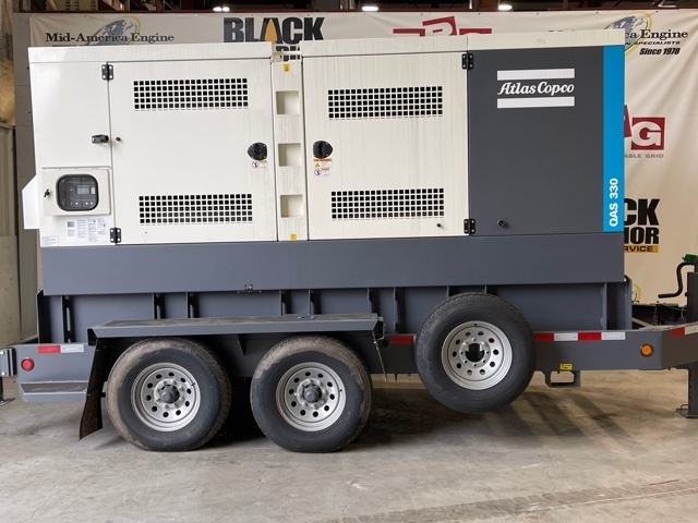  254P/290SB kW Atlas Copco QAS330-Tier IV Zero Hour Rebuild Diesel Generator