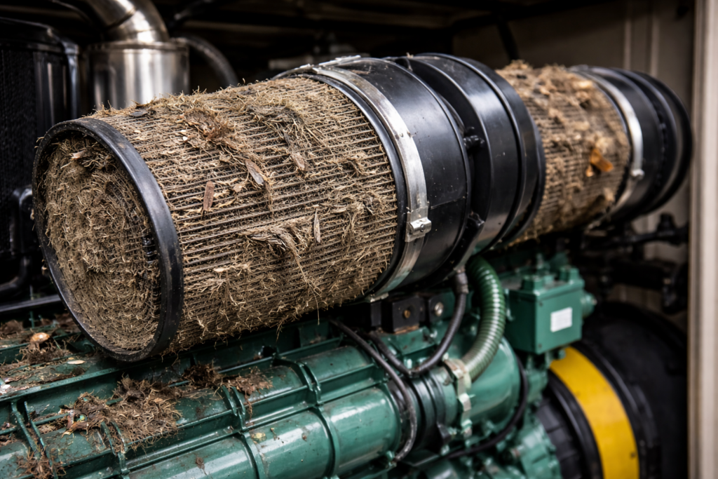 Why Your Industrial Power Generator Won't Start - Top Reasons You Must Know 1 clogged filters of Industrial Power Generator