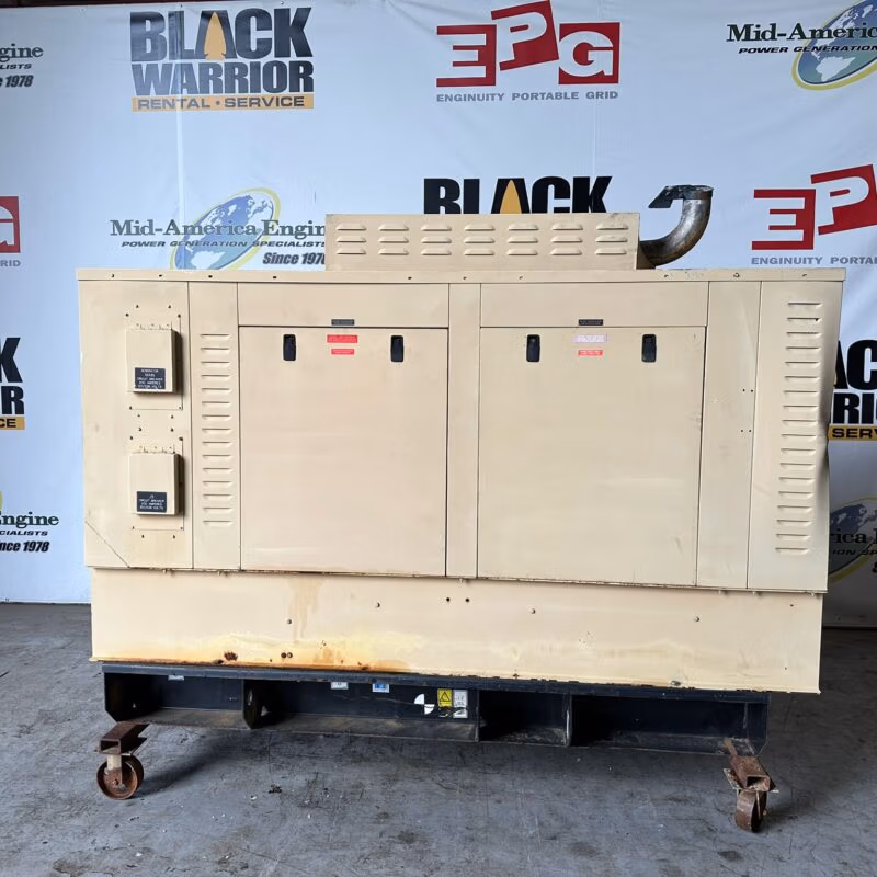 Cat Model C4.4 60 kW Genset in WP Enclosure