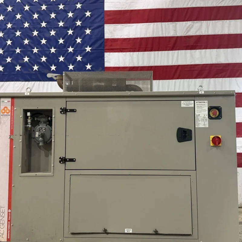 60 kW Ascot Model ACFR75TL1, Natural Gas Genset